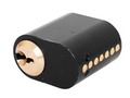 Sylinder oval 7-stift matt svart